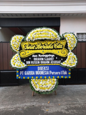 Papan Bunga Duka di Bintan Timur