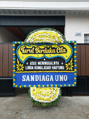Papan Bunga Duka di Bintan Timur